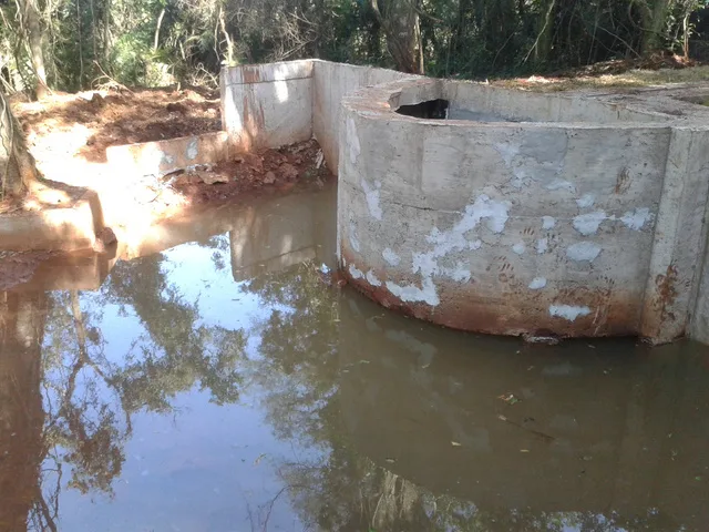 Obra de drenagem da Ferroeste