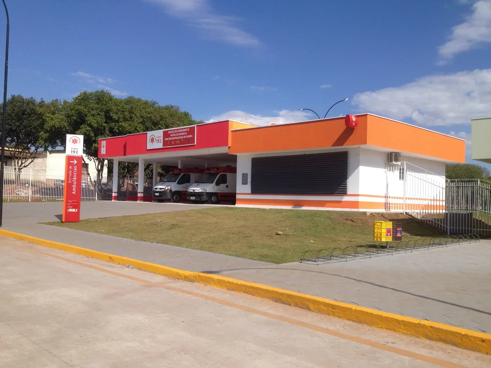 Base do SAMU em Guaíra