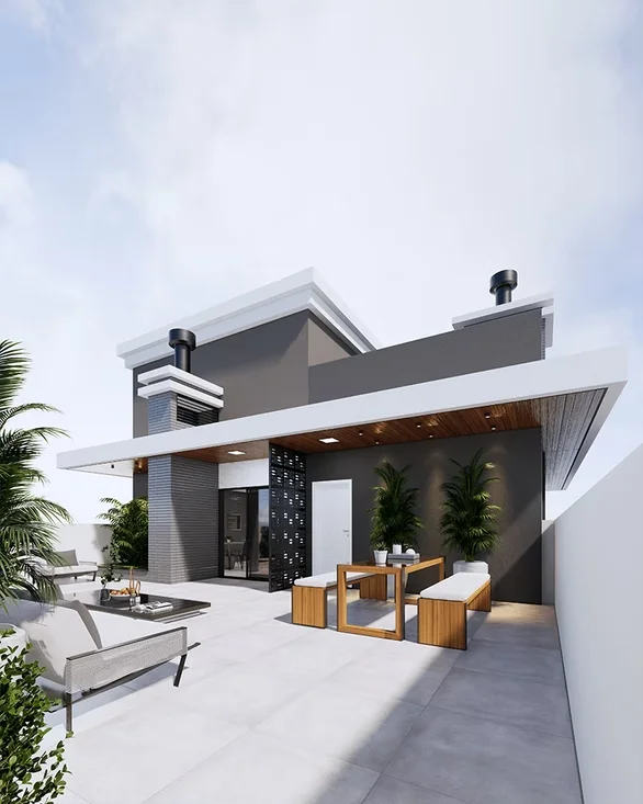 Rooftop com jardim