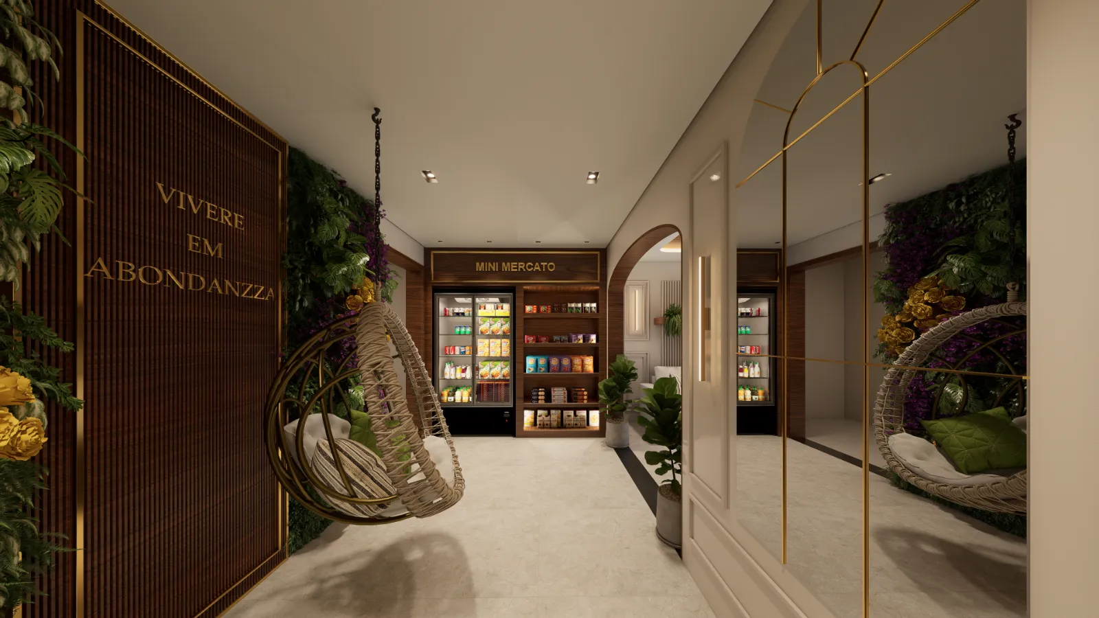 Hall — jardim vertical